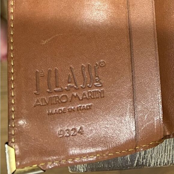 Alviero Martini 1 Classe 9324 wallet money clip geo natural large - Picture 2 of 8